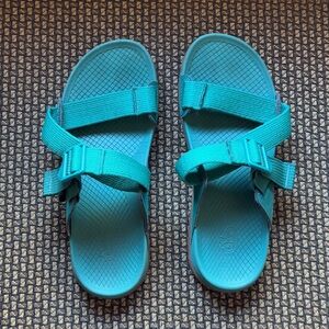 Green Chaco waterproof sandals